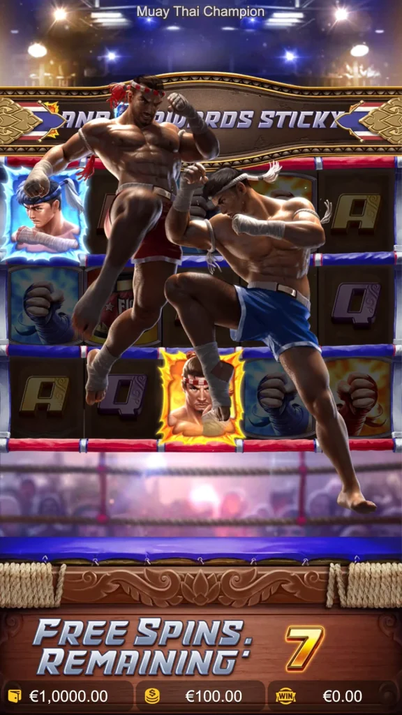 muay thai champion free spins feature nagagames59