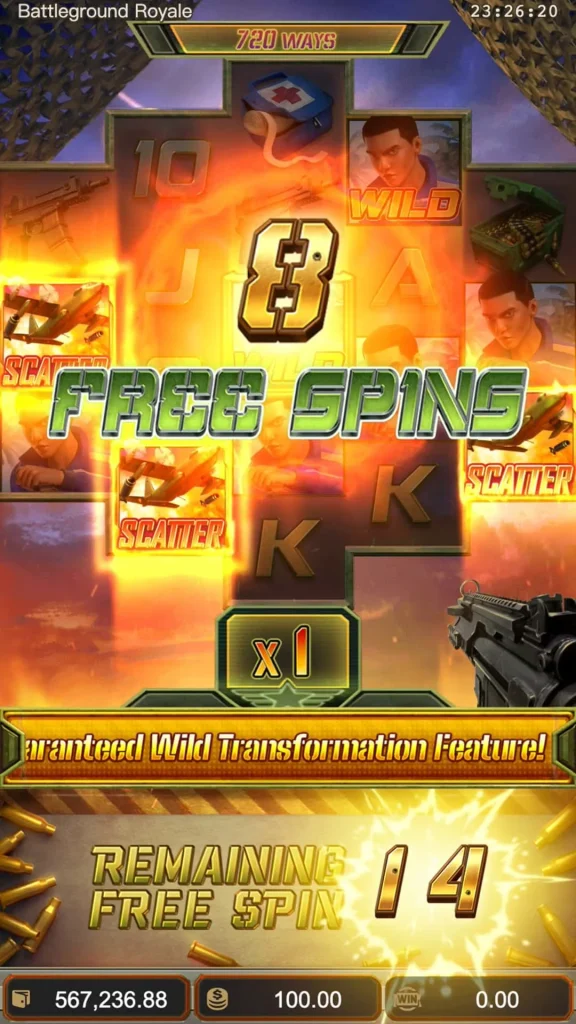 battleground royale free spins 4