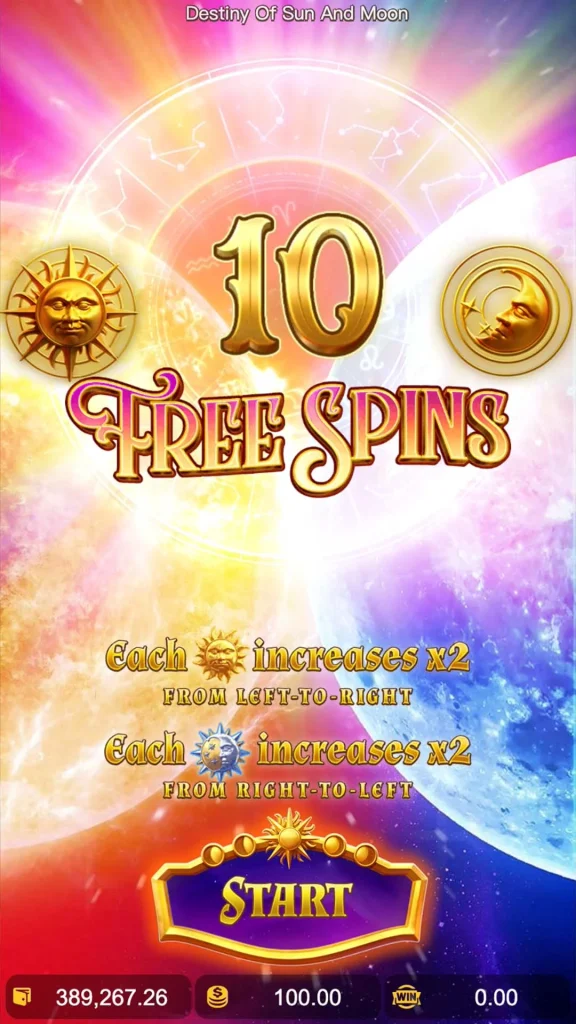 destiny of sun and moon free spin