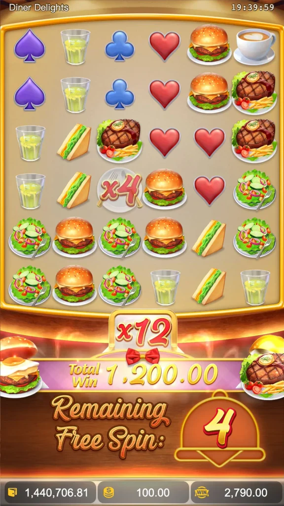 diner delights free spin 3