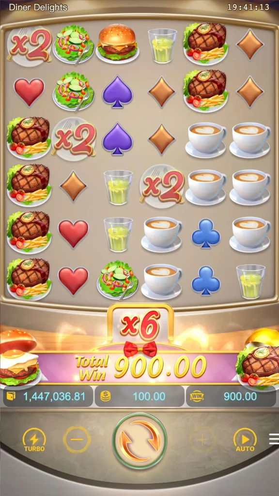 diner delights multiplier symbol 3