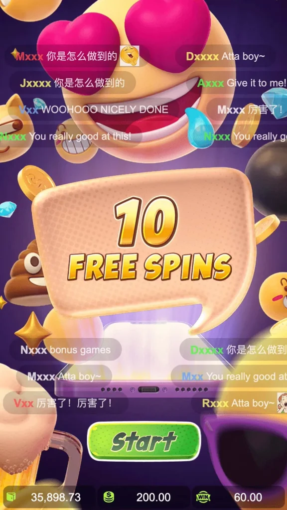 emoji riches free spins 1