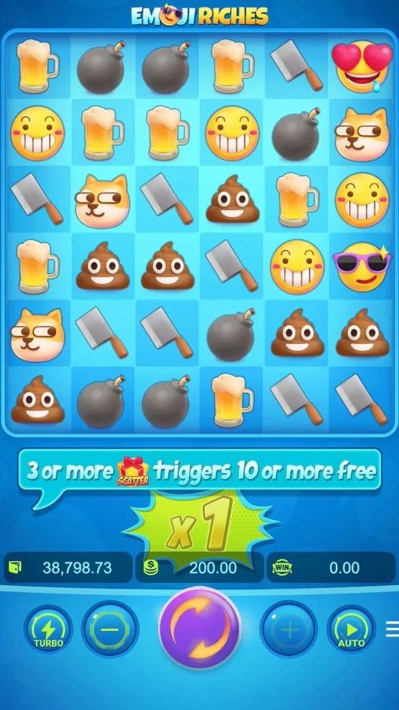 emoji riches main game