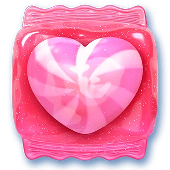 candy bonanza heart candy symbol