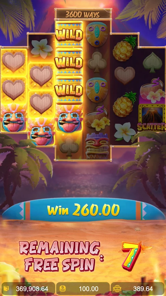 hawaiian tiki free spin 4