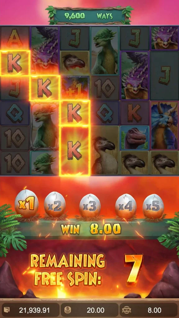 jurassic kingdom free spins 2