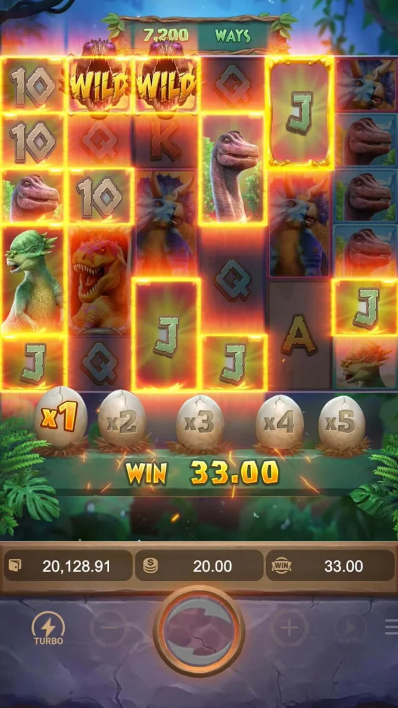 jurassic kingdom multiplier 1