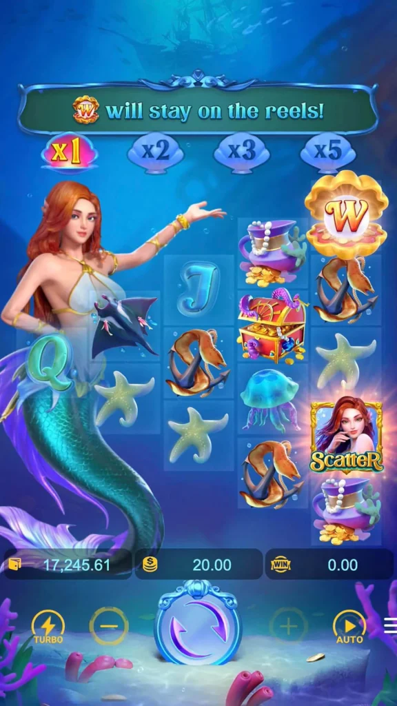 mermaid riches main game