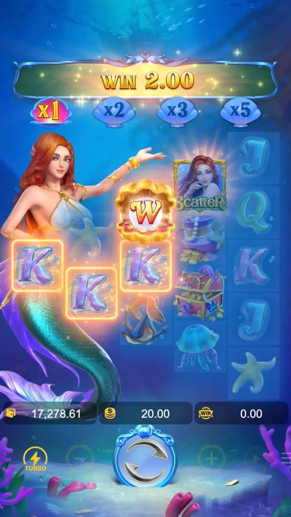 mermaid riches multiplier 1