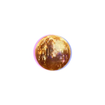 rave party fever discoball symbol