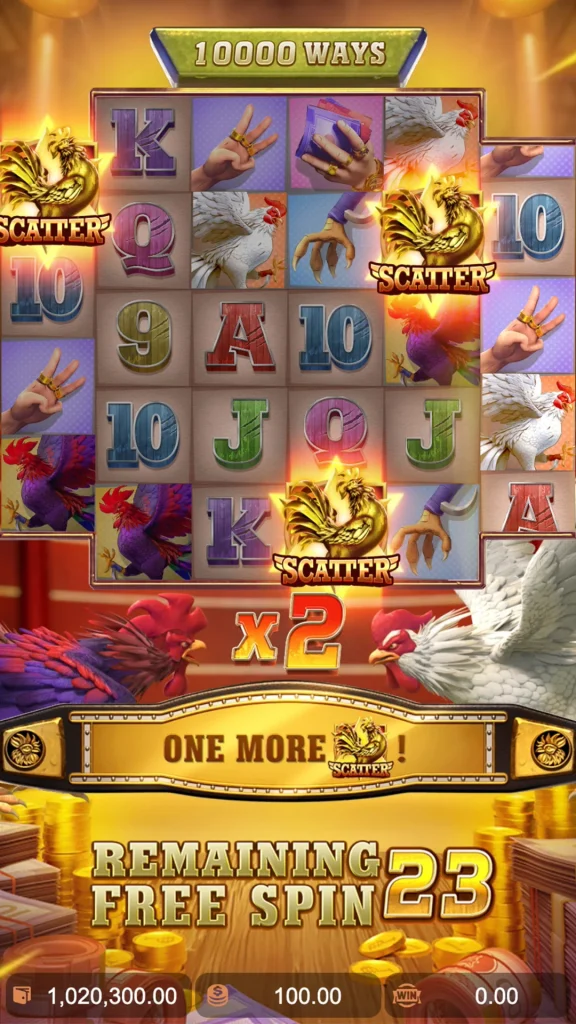 rooster rumble free spin 3