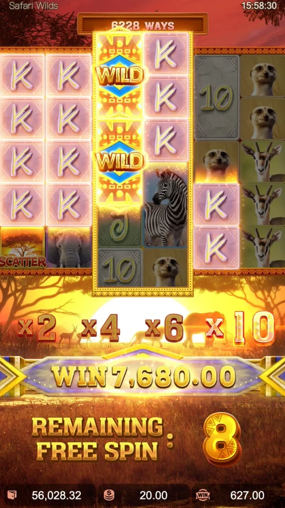 safari wilds free spins 3 nagagames59